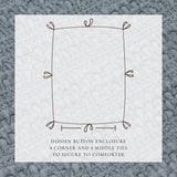 100% Cotton Waffle Weave Duvet Set - Mattea Collection