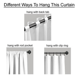 Insulated Back Tab Blackout Curtain Panel Set