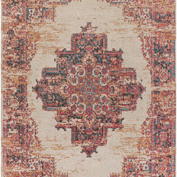 Heaton Red Medallion Area Rug - Clearance
