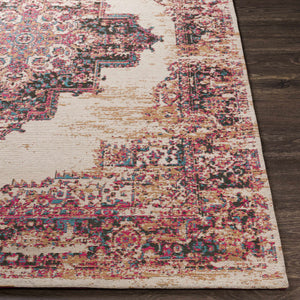 Heaton Red Medallion Area Rug - Clearance