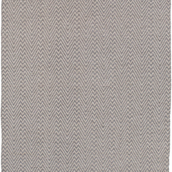 Herlong Charcoal Herringbone Outdoor Rug - Clearance