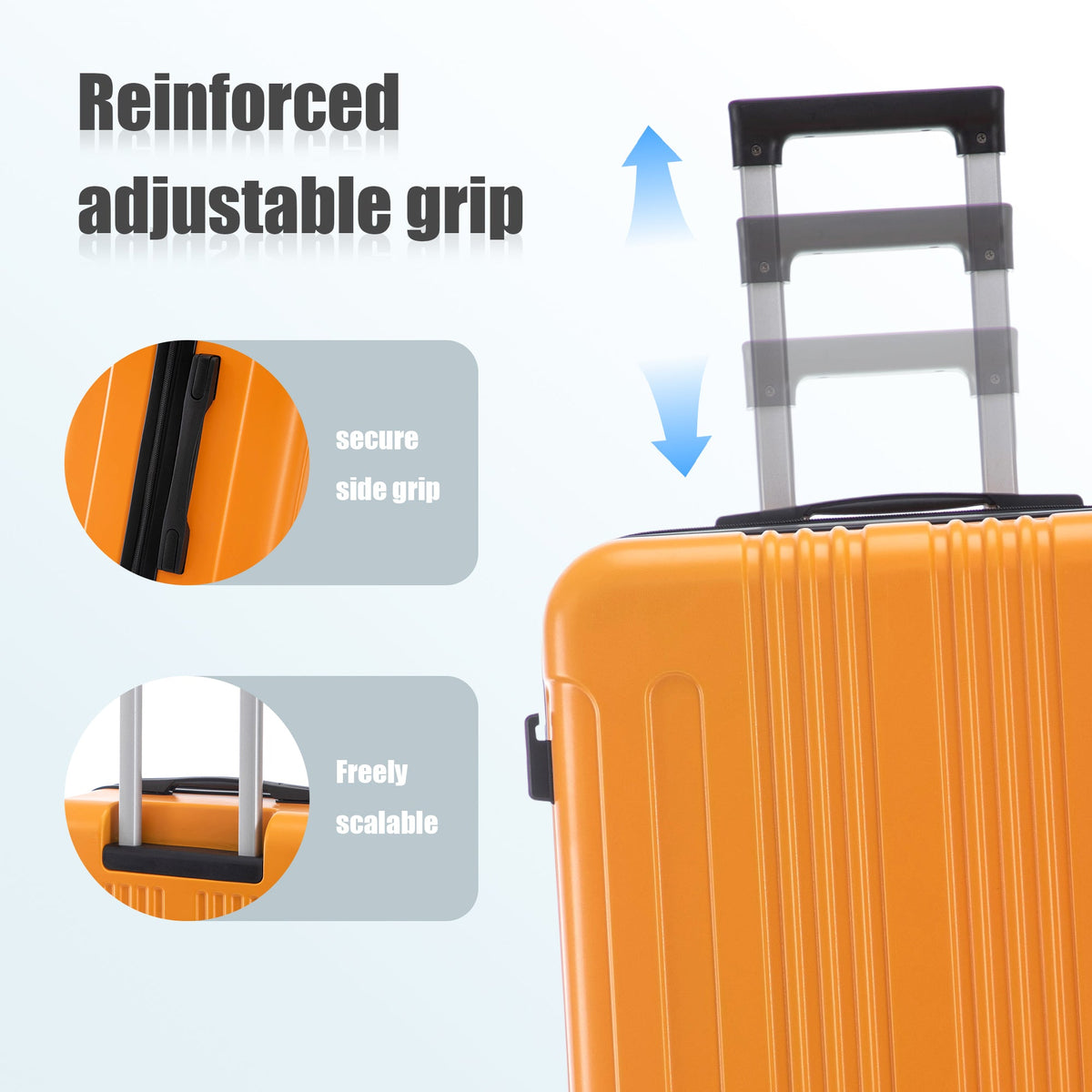 HIFINE TOURIST LUGGAGE 3-Piece ABS Spinner Wheel Luggage Set with TSA Lock - view 9