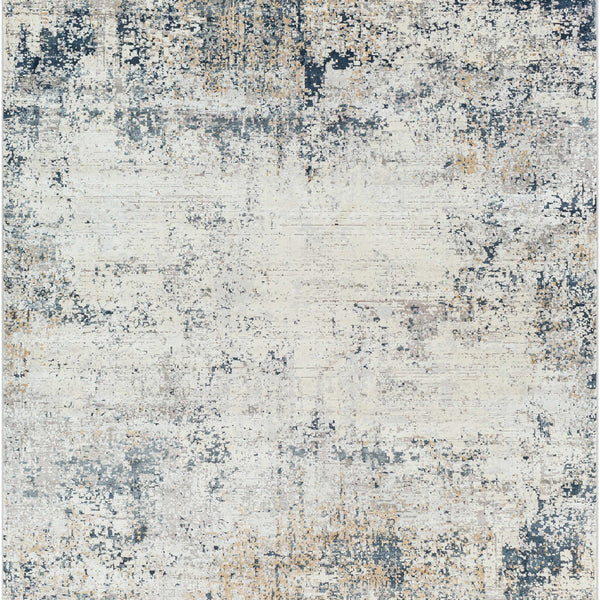 Higden Abstract Denim Blue Rug