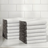 Cotton Border-Stitched 6-Piece Towel Set - Valery Collection