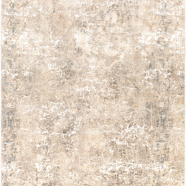 Holtsville Abstract Ivory Thick  Rug