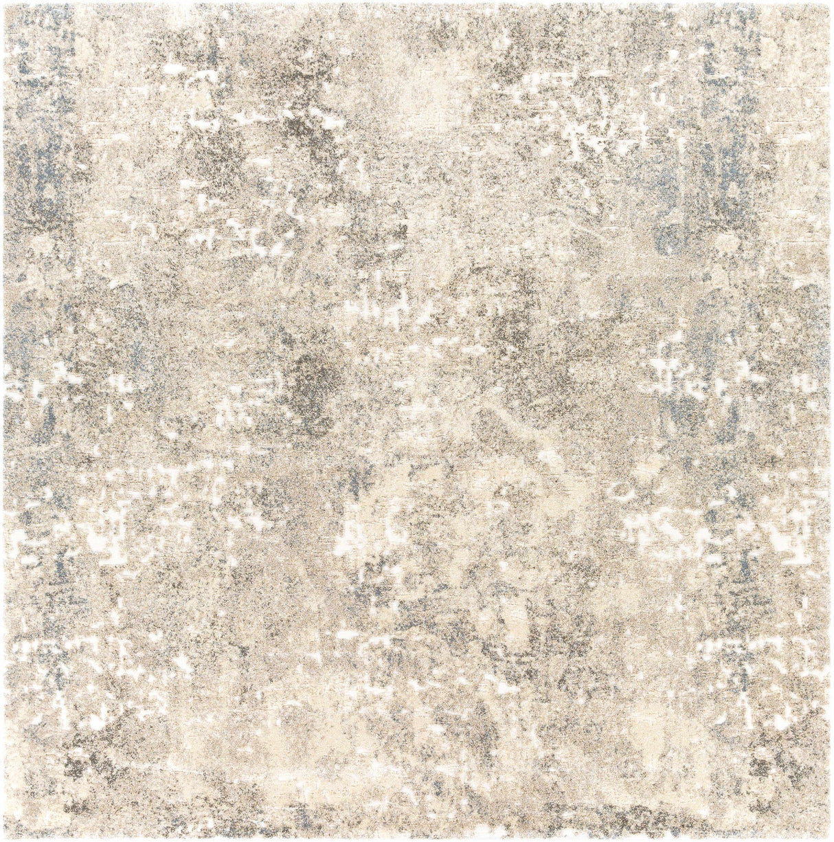 Holtsville Abstract Ivory Thick  Rug