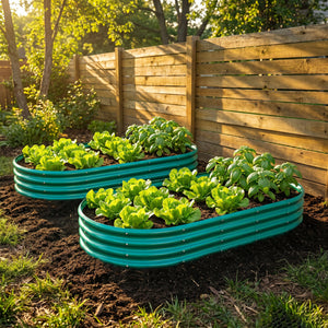 HOME FURNITURE Galvanized Raised Garden Bed 6x3x1ft - view 6