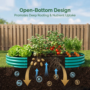 HOME FURNITURE Galvanized Raised Garden Bed 6x3x1ft - view 8