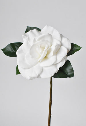 House by JSD 11" Real Touch Faux White Gardenia Pick Stem - view 2