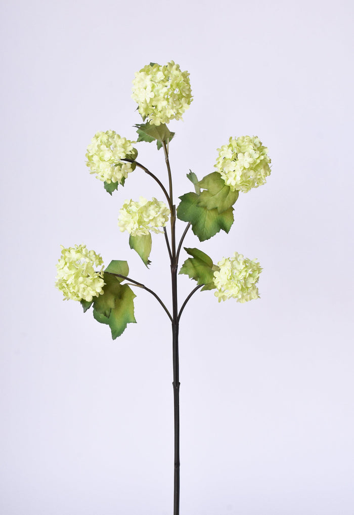 House by JSD 30" Faux Green Snowball Hydrangea Stem