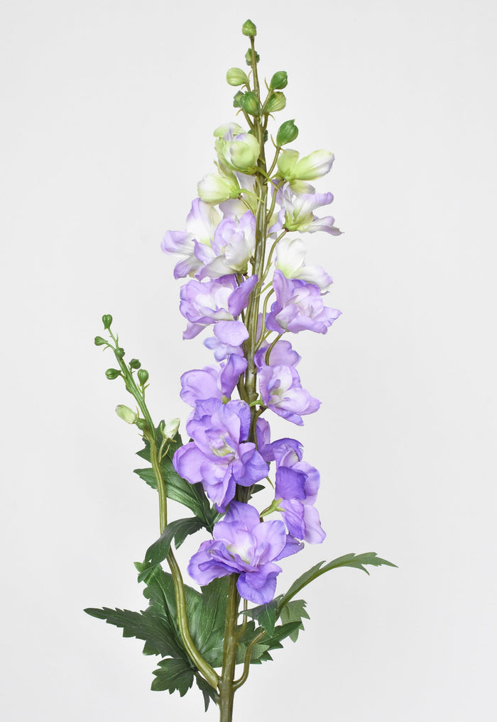 House by JSD 35" Faux Light Purple Delphinium Stem