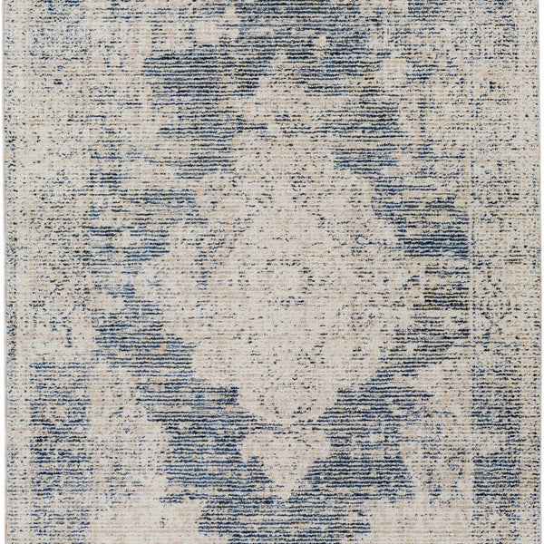 Herricks Denim Medallion Area Rug - Clearance