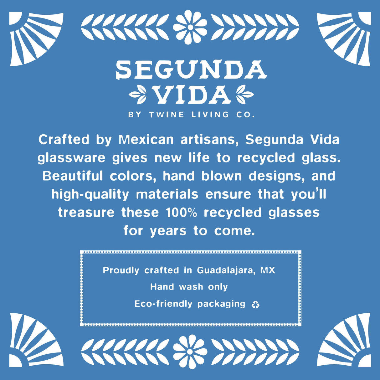 Segunda Vida Artistico Stemless Wine Glasses