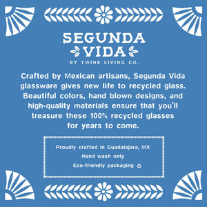 Segunda Vida Artistico Stemless Wine Glasses