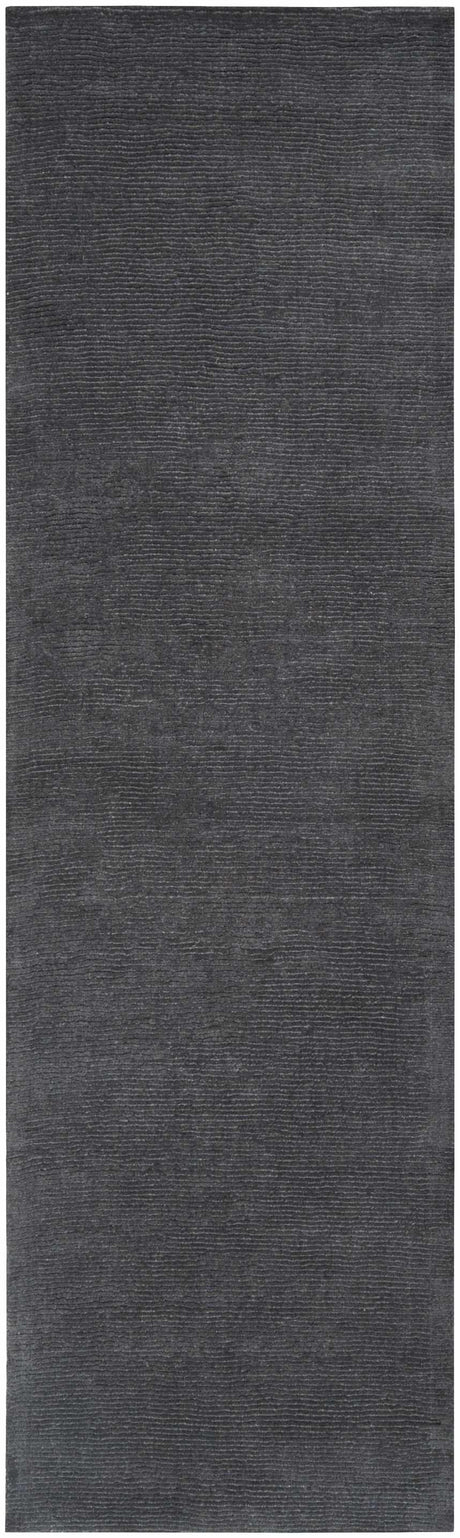 Brockton Solid Night Blue Wool Rug