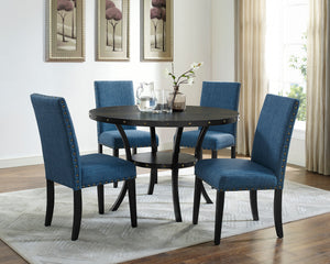 HZ Eleanor Upholstered Dining Chairs with Nailhead Trim - view 3