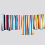 Cotton Velour Cabana Stripe Beach Towel - Novia Collection