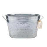 Cold Drinks Galvanized Metal Tub