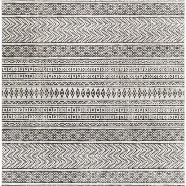 Imboden Black&White Outdoor Rug
