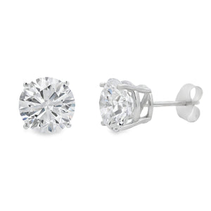 3.00ct Lab Grown Diamond Stud Earrings 14KT White Gold