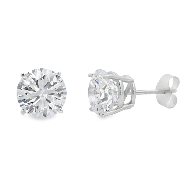 3.00ct Lab Grown Diamond Stud Earrings 14KT White Gold