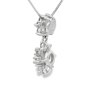 Lab Grown Diamond Fashion Pendants 10KT White Gold
