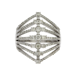 1.00ct Diamond Ring 14KT White Gold