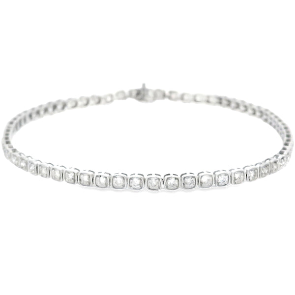 Lab Grown Diamond Tennis Bracelet 10KT White Gold