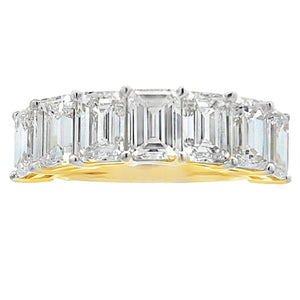 Lab Grown Diamond Fashion band rings 14KT Yellow Gold