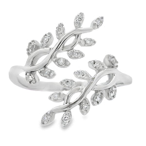.10ct Diamond Ring Sterling Silver