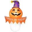 Inflatable Halloween Ghost Window Sticker with LED Lights