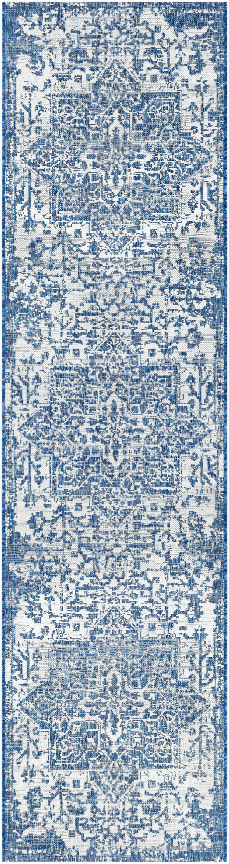 Dark Blue Kilmacolm Indoor & Outdoor Area Rug - Clearance