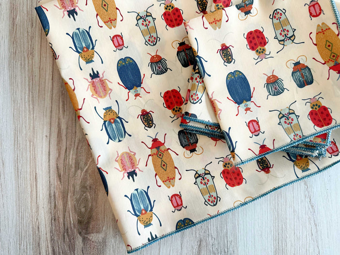 Beetle Cloth Napkins, Set of Four | Dot and Army