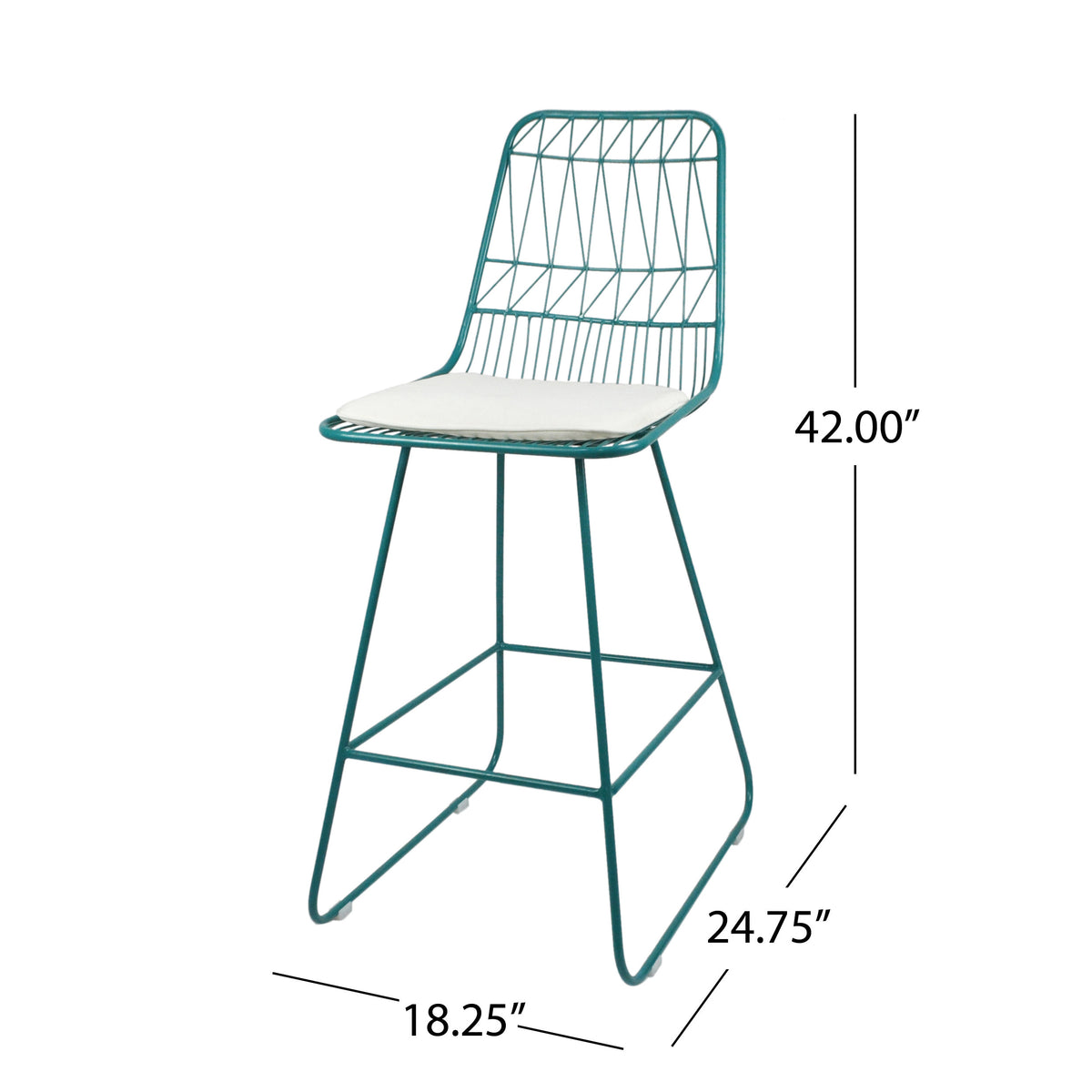 Niez Outdoor Wire Counter Stool Set