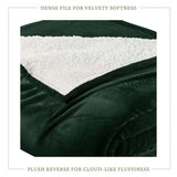 Velvet Plush Sherpa Bed Blanket - Sherpa Fleece Collection