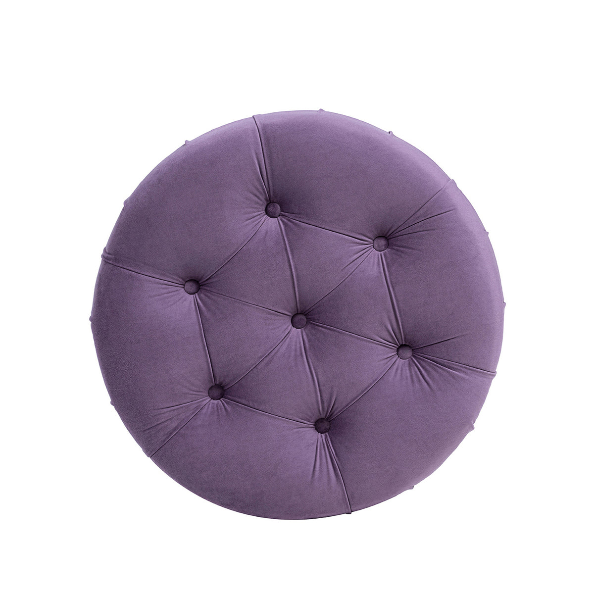 Jennifer Taylor Home Tufted Round Ottoman with Nailhead Accents - view 7