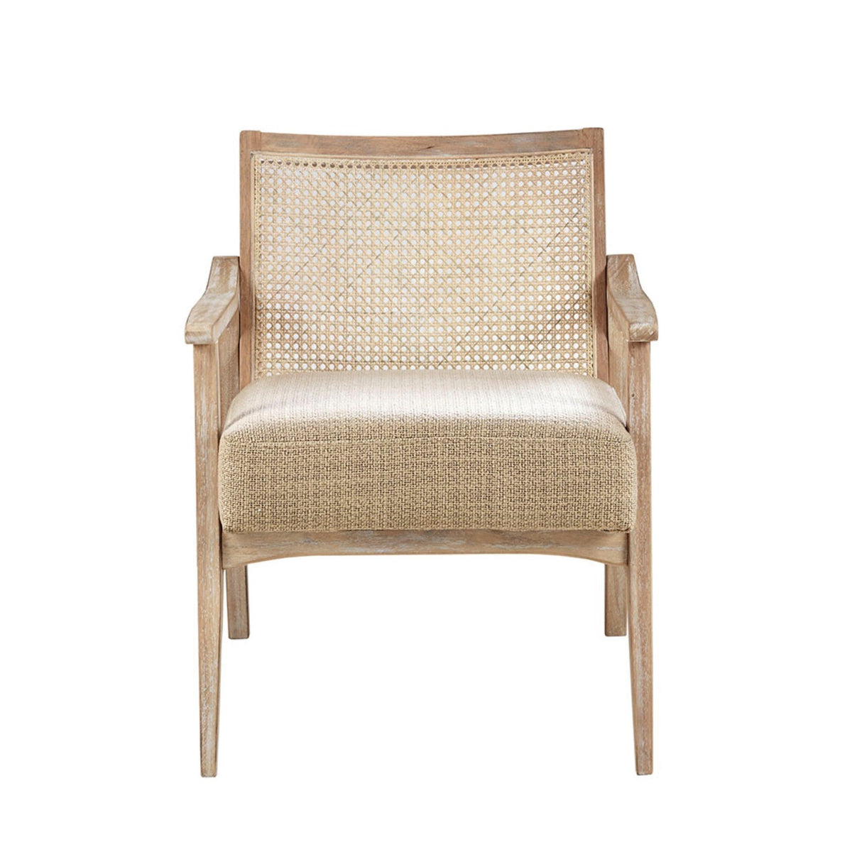 JLA Cane Back Upholstered Accent Chair with Upholstered Seat - view 6