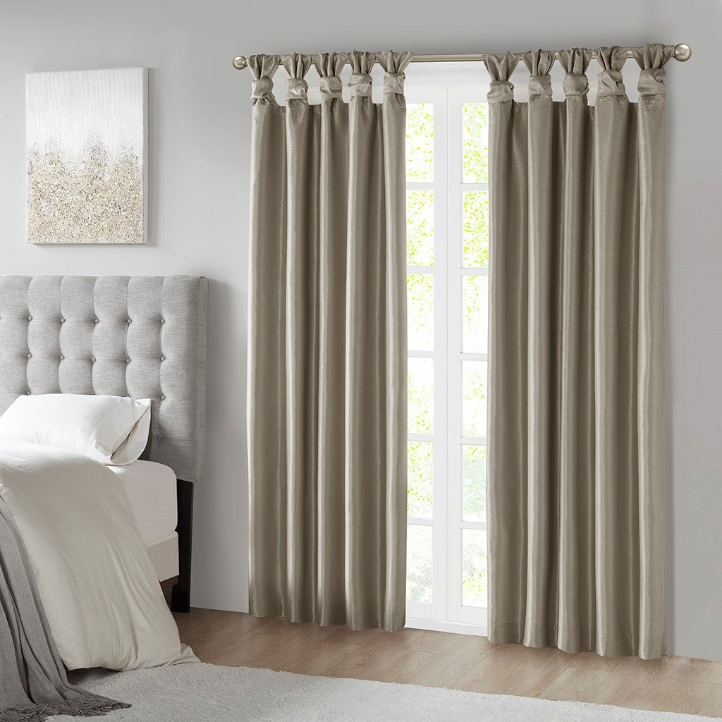 JLA Twist Tab Total Blackout Window Curtain Panel with Thermal Technology