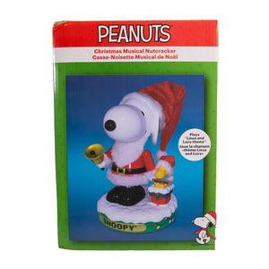 10“ Peanuts Battery Operated Snoopy Musical Nutcracker