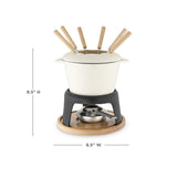 Cast Iron Fondue Set