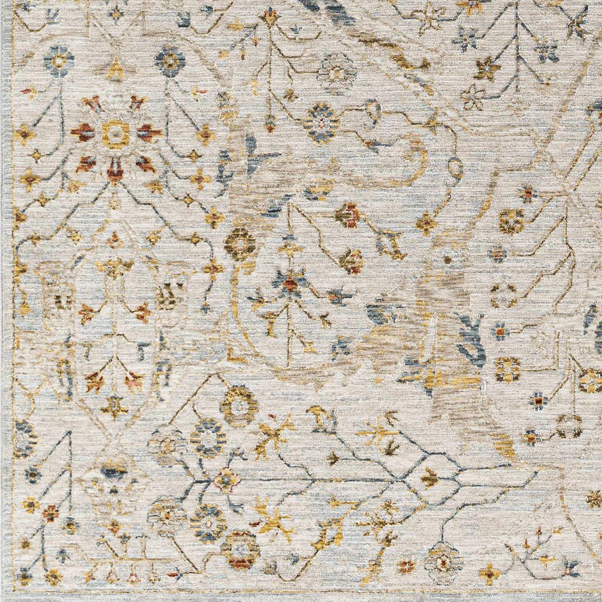 Kabungahan Oushak Style Floral Rug