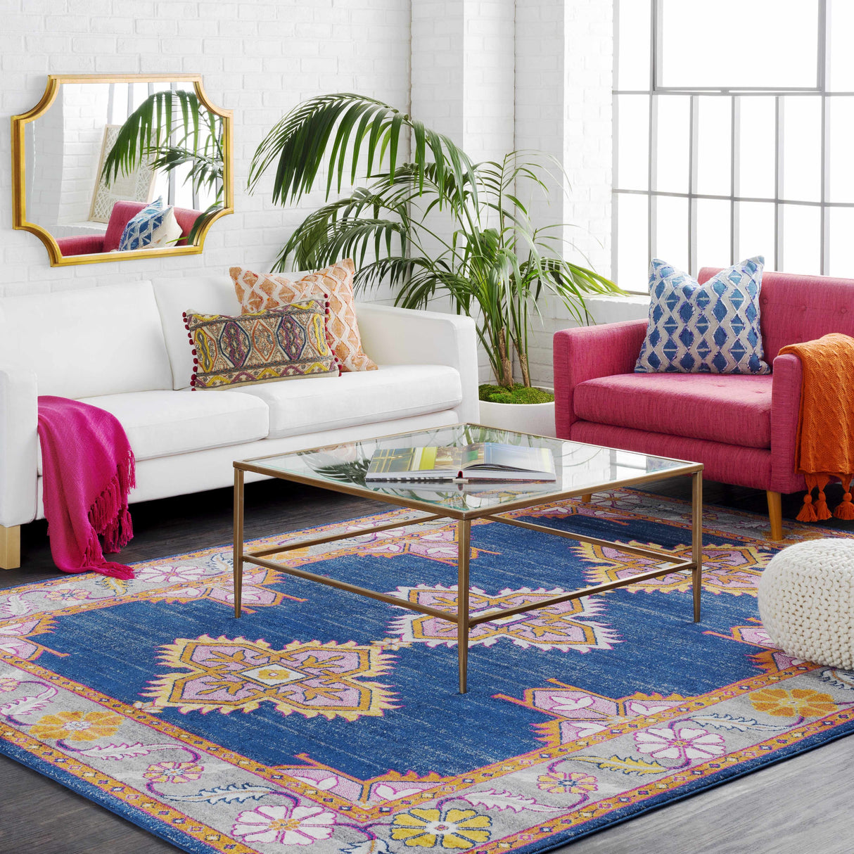 Kaitlyn Navy Area Rug