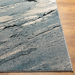 Kaytitinga Blue Marble Rug - Clearance