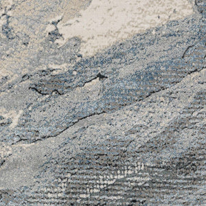 Kaytitinga Blue Marble Rug - Clearance