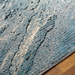 Kaytitinga Blue Marble Rug - Clearance