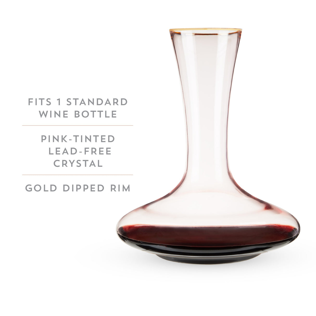 Rose Crystal Decanter