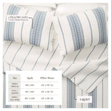 3-Piece Stripe Quilt - Wesley Collection