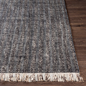 Kenora Charcoal Wool Area Rug - Clearance