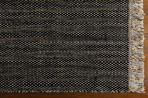 Kenora Charcoal Wool Area Rug - Clearance