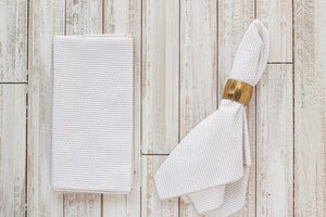 Seersucker Everyday Napkins, Set of Four